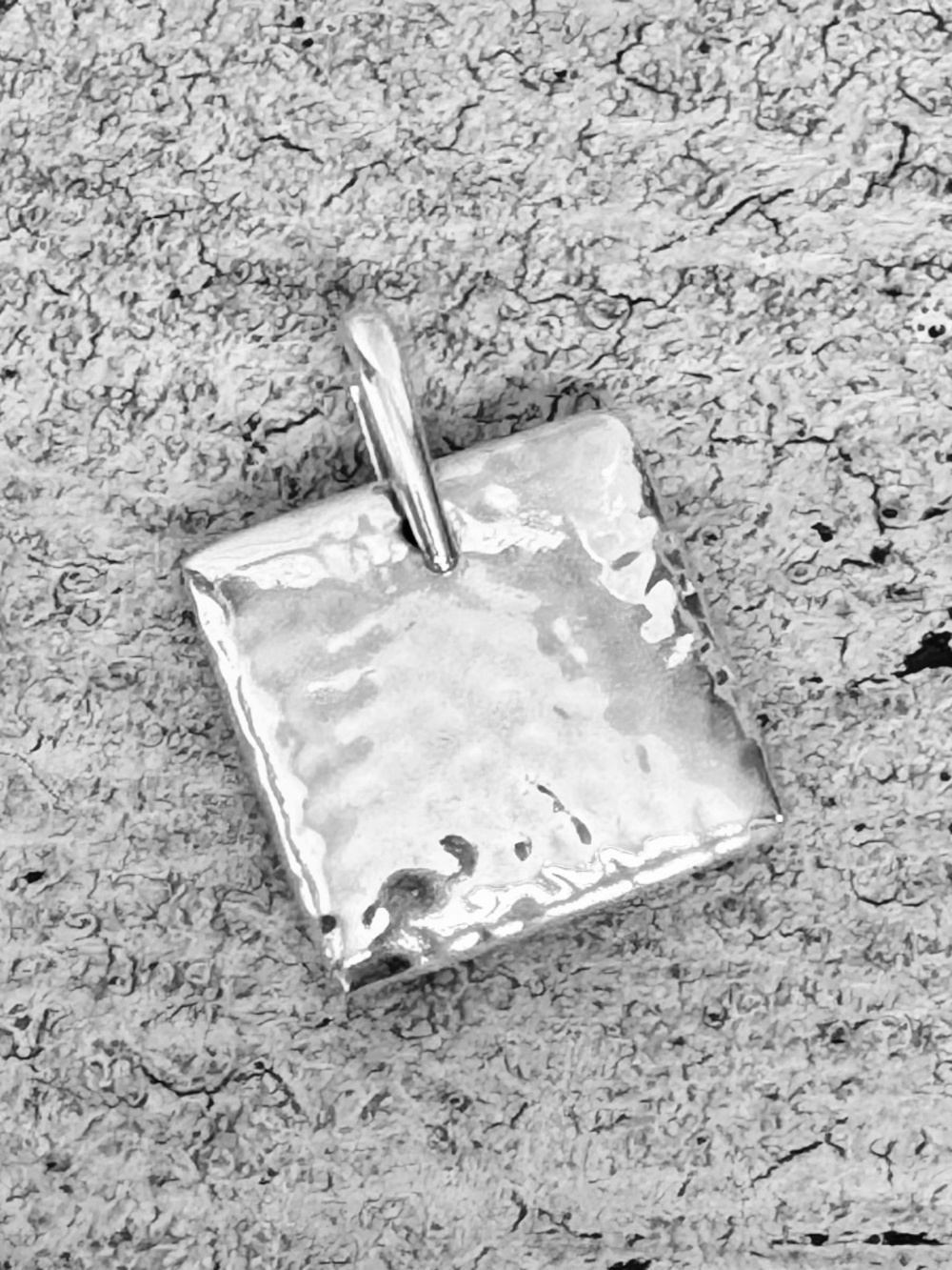 Silpada Puffed Square Pendant